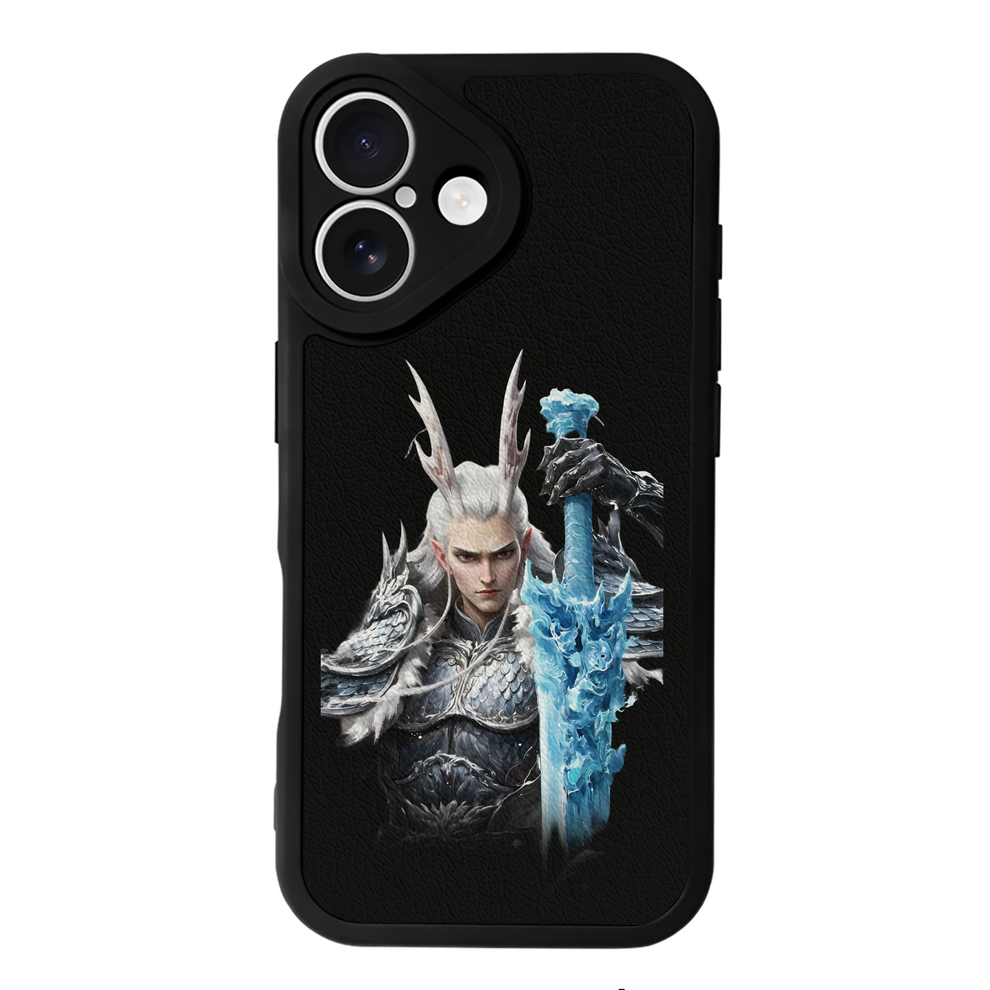 （画像用） Ne Zha 2 ナタ 魔童の大暴れ 【iPhone 16シリーズ対応】シリコンスマホケース（レザー調） 材質：シリコン